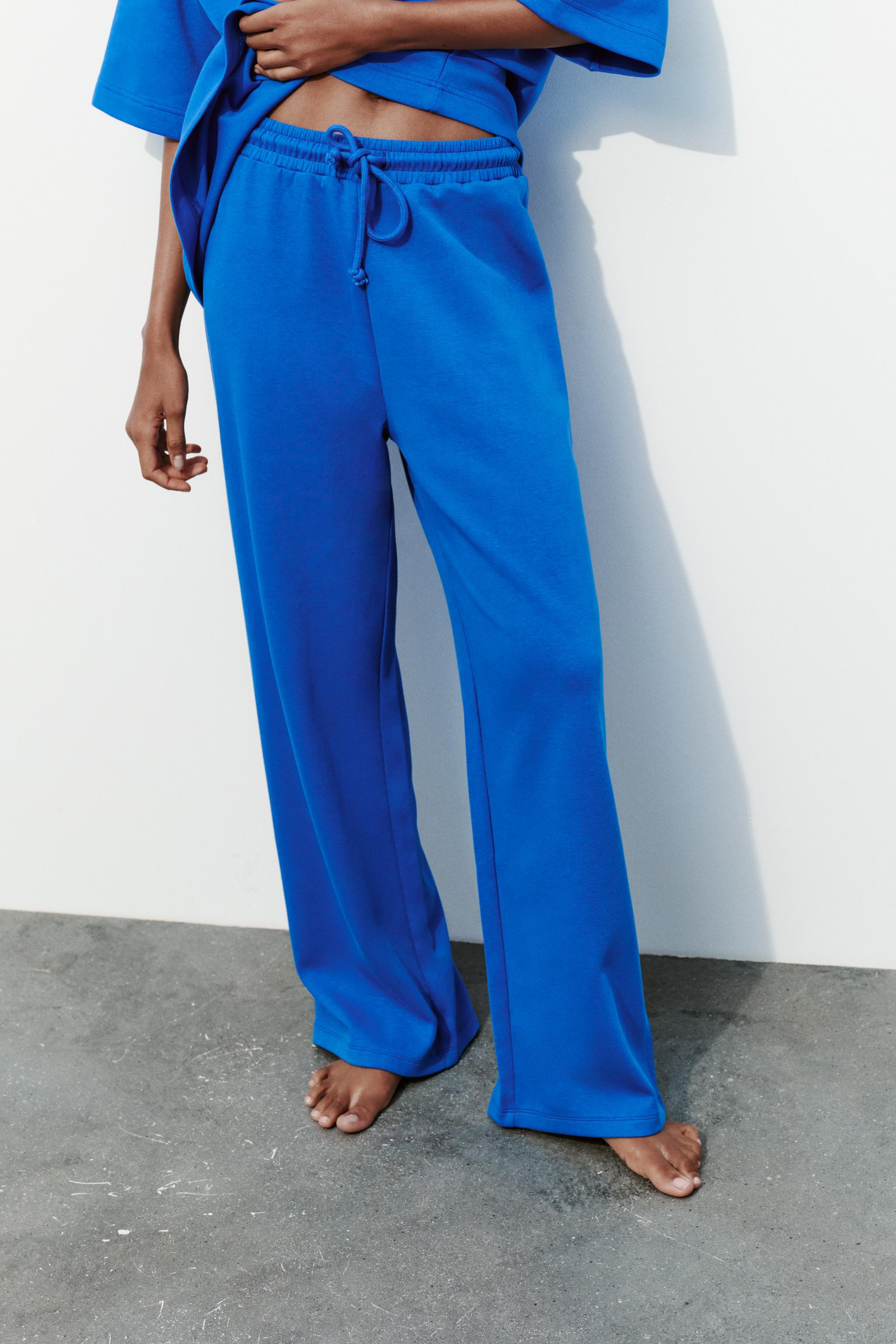 Zara blaue jogginghose Clearance